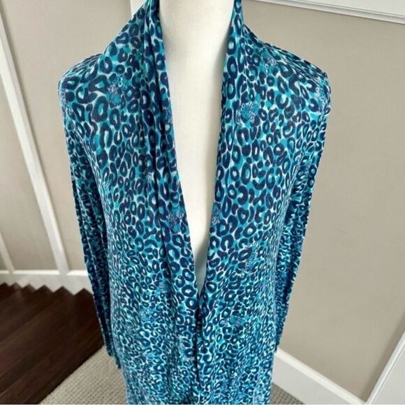Lilly Pulitzer Thrill of the Chase, open front cardigan. - Picture 4 of 5